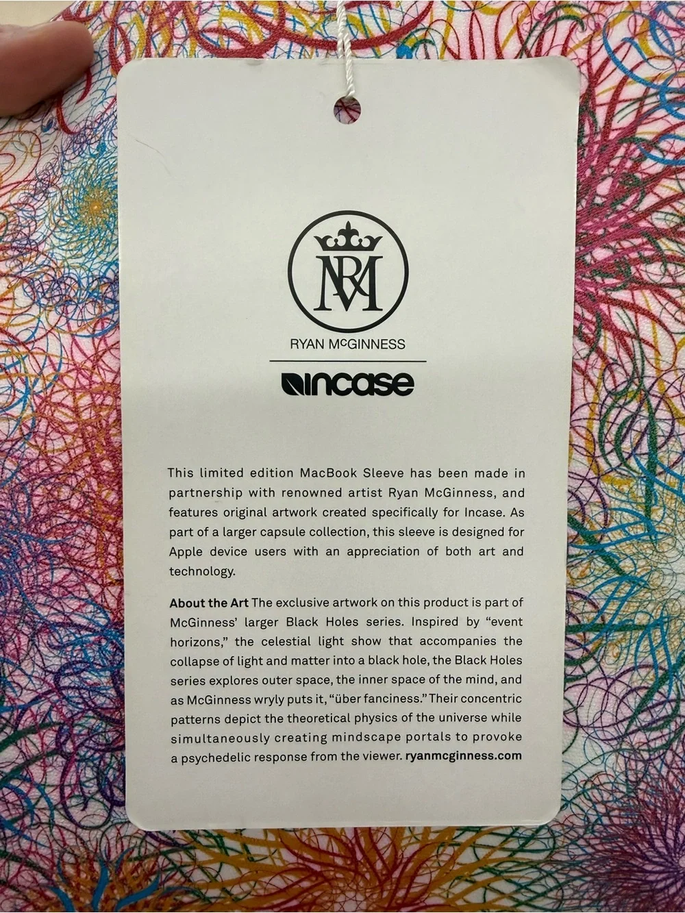 NWT Limited Edition Ryan McGinness MacBook Sleeve - Incase